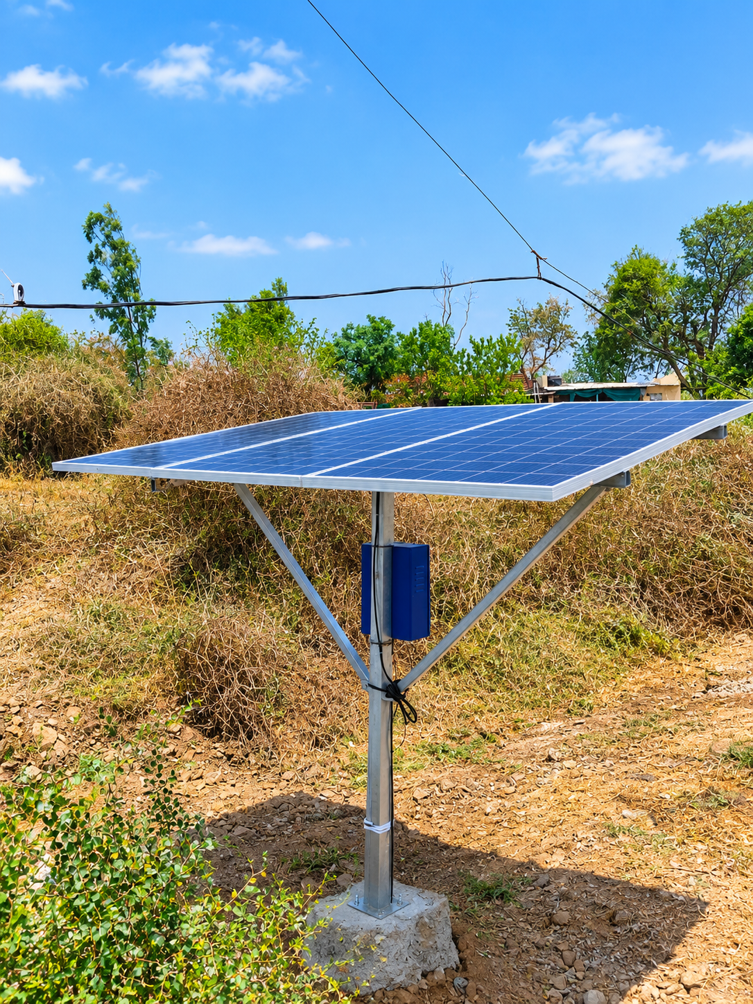 Ground-Mounted Solar Power System